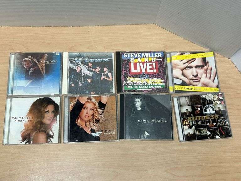 Faith Hill, Steve Miller Band, Michael Bublé & More CD Collection – 8 Titles