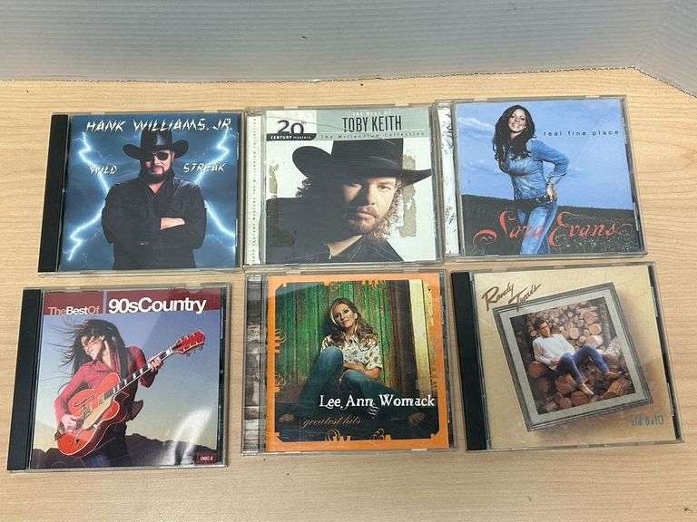 Hank Williams Jr., Toby Keith, Randy Travis & More Country CD Collection – 6 Titles