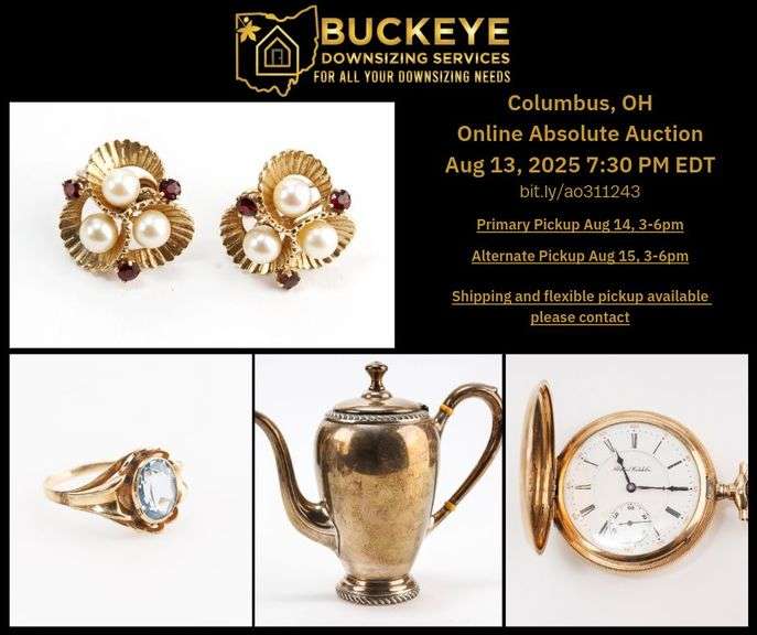 Gold, Silver, Watches and Costume Jewelry