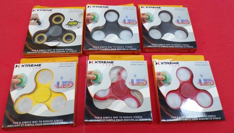 Lot of (6) Xtreme Tech Spinners