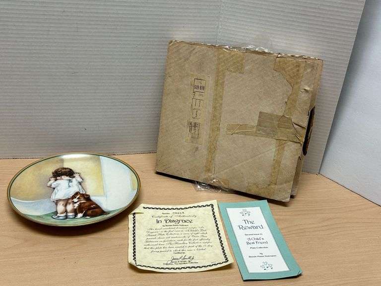 Hamilton Collection Plate – “In Disgrace” by Bessie Pease Gutmann