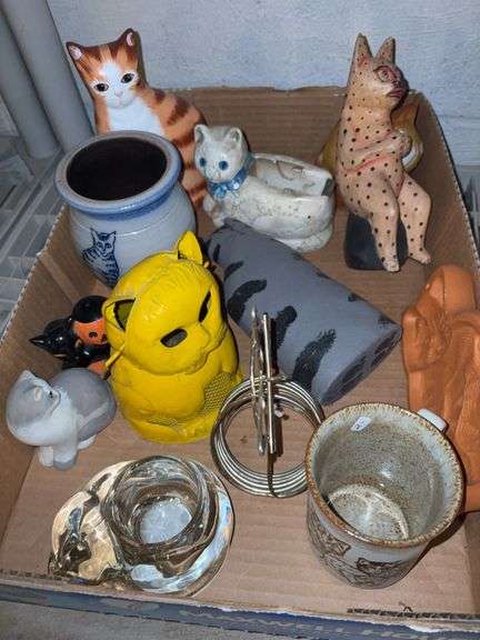 lot of cat items