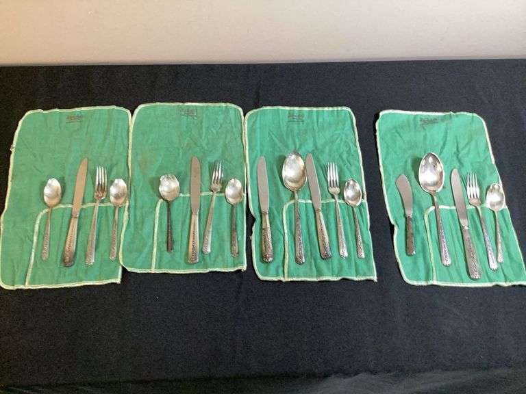 Towle Sterling Silver Flatware Set – Mixed Pieces in Wendel’s Jewelers Rolls