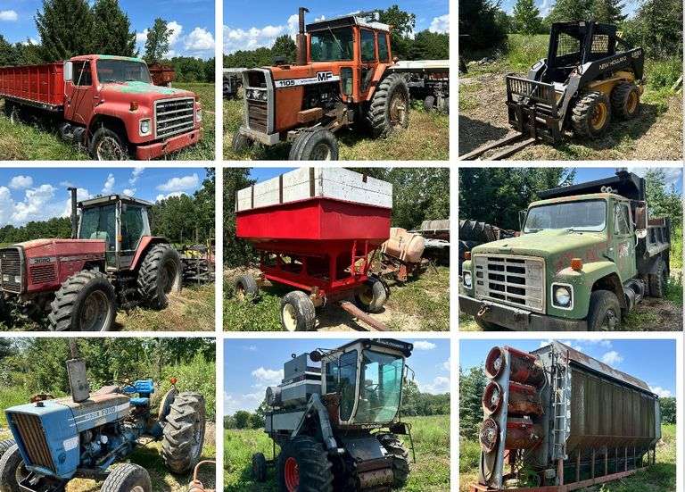 Large Farm Equipment, Tools and Attachment Sale 