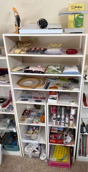 Bookshelf & Misc. Craft Supplies