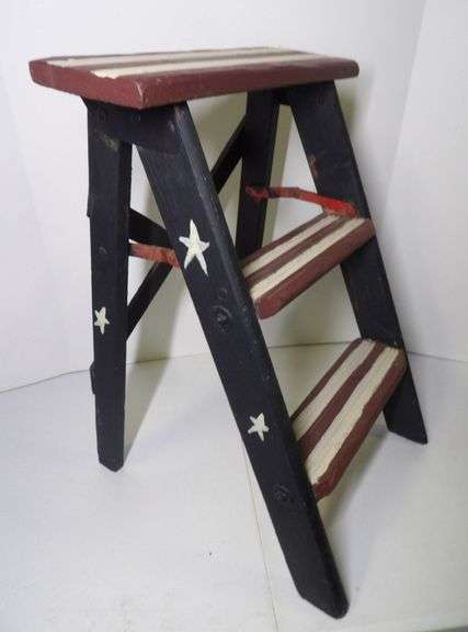 Patriotic Step Stool