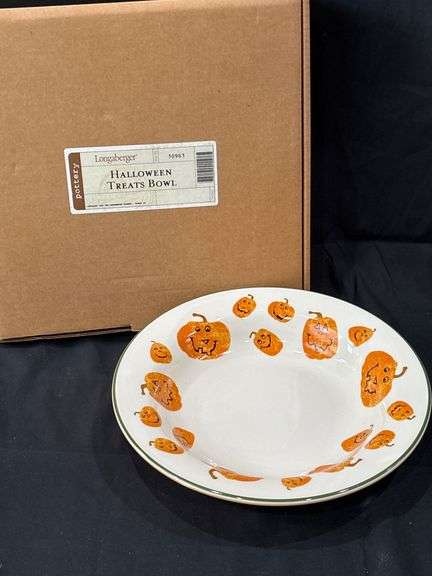 Longaberger Halloween Treats Bowl