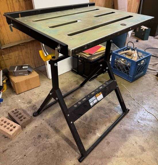 Chicago Electric Adjustable-Angle Steel Welding Table, Model 61369
