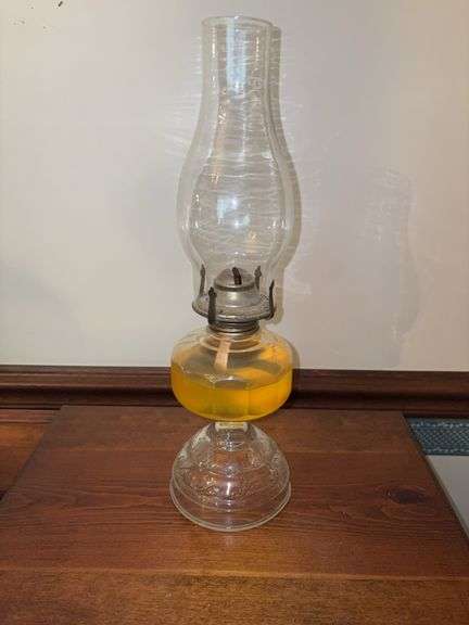 Clear oil lamp