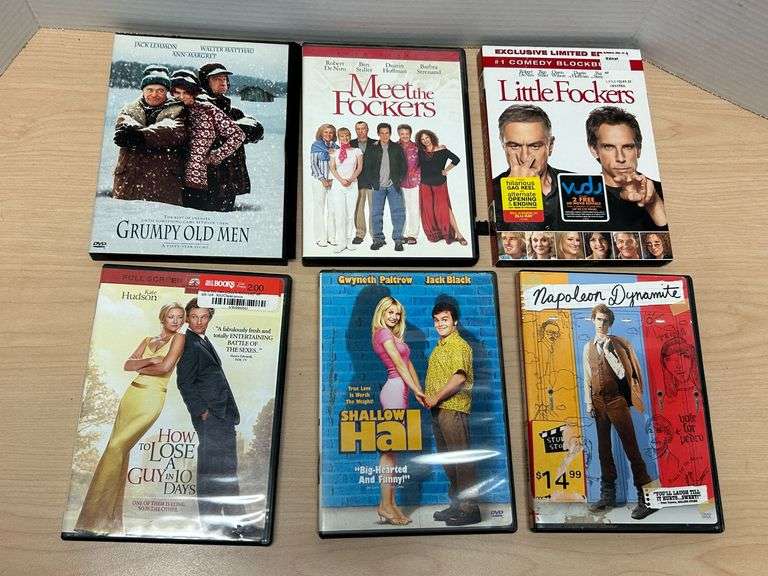 DVD Lot – Grumpy Old Men, Meet the Fockers, Little Fockers, How to Lose a Guy in 10 Days & More (6 T