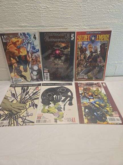 6 MARVEL COMICS