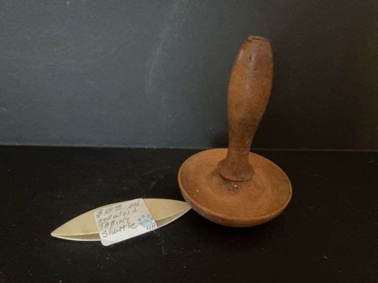 Antique Wood Darning Mushroom