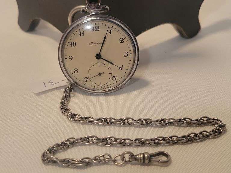 Molnija Open Face Pocket Watch