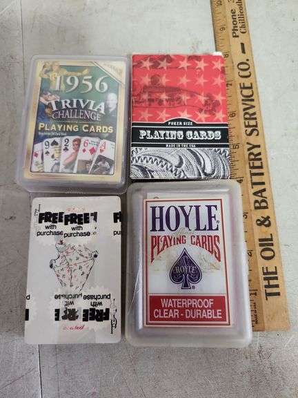 4 Sets Of Playing Cards - Auction Ohio