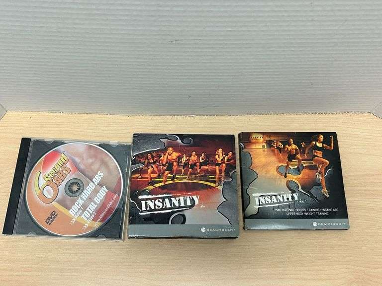 Fitness DVD Lot – Insanity & 6 Second Abs