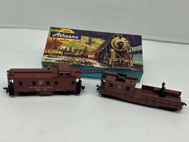 Athearn Trains in Miniature Pennsylvania Rail Cars Set