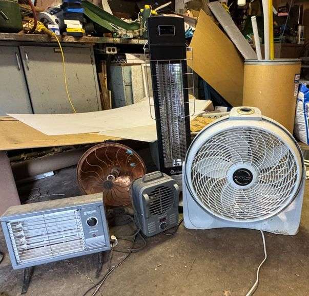 Electric Heaters and Cyclone Box Fan Collection