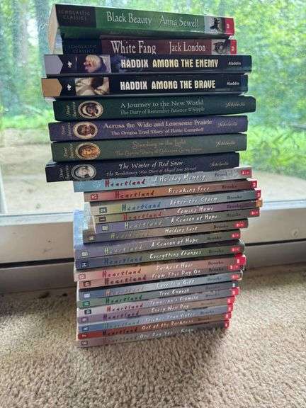 Paperback Novels and Series Including Heartland and White Fang