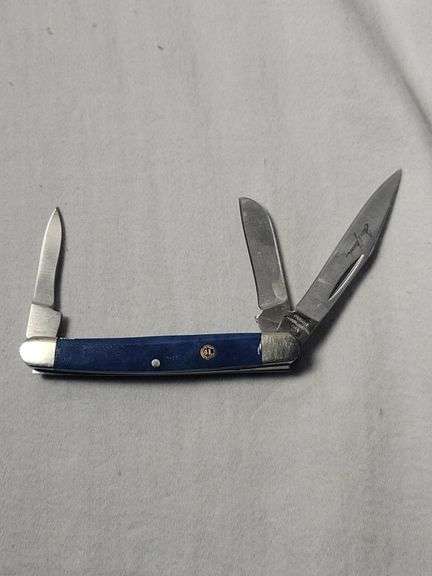 Parker Blue Handle Pocket Knife