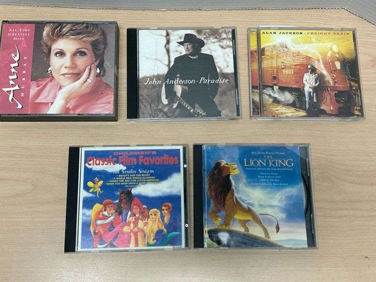 Mixed CD Collection – Alan Jackson, Anne Murray, The Lion King & More