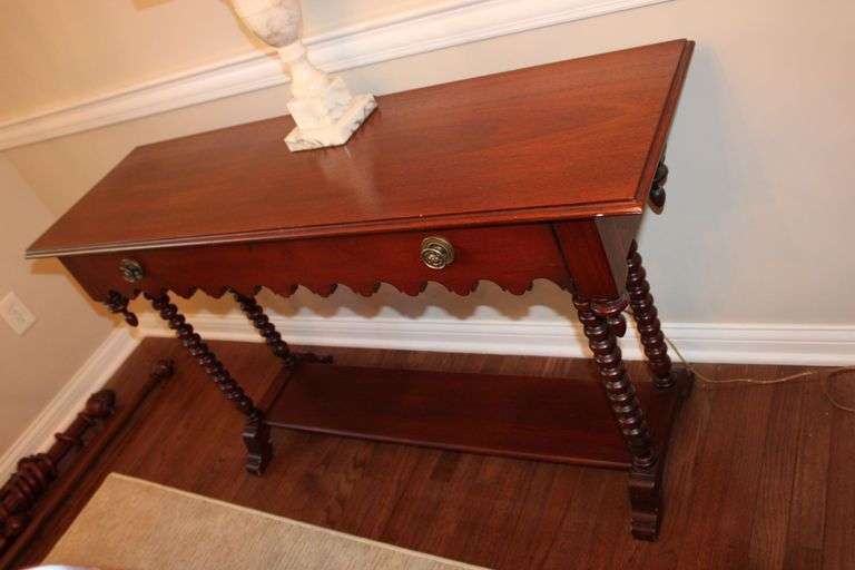 Mahogany Console Table