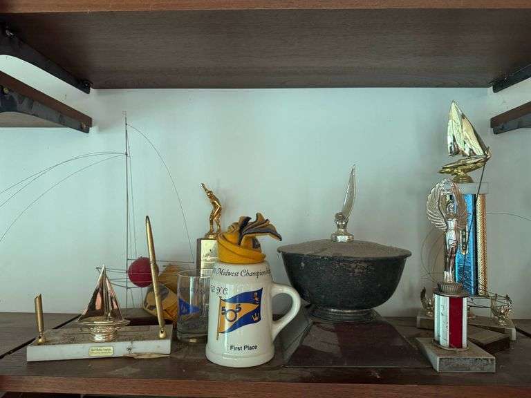 Sailing-Themed Trophies and Memorabilia