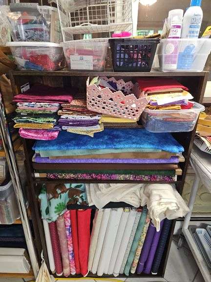 TONS of Fabric! & Shelf
