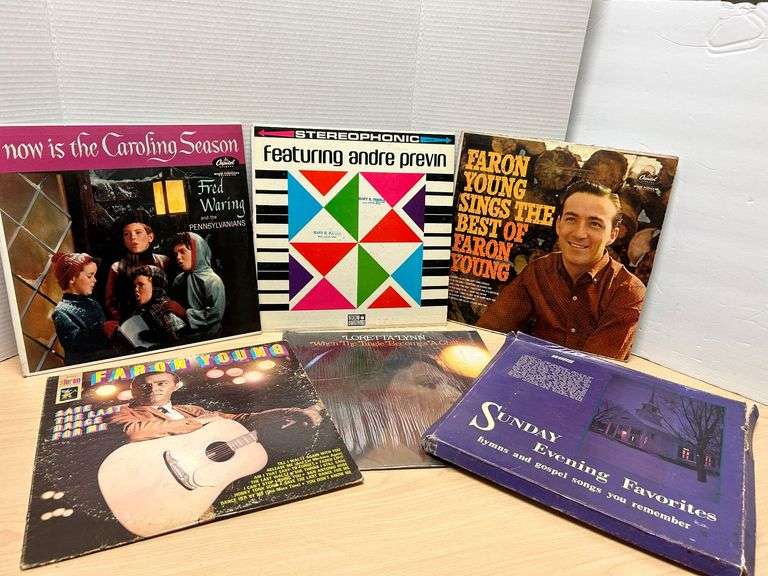 Vintage Vinyl Records – Mixed Artists Collection (6 Records)