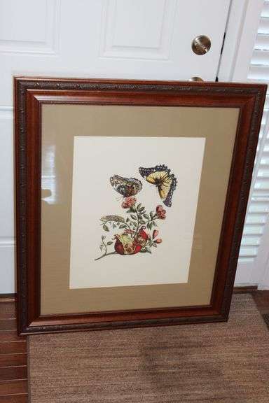 Butterflies & Pomegranate Print