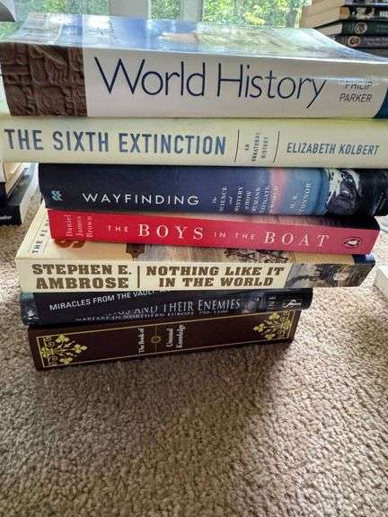 Eight Non-Fiction and History Books