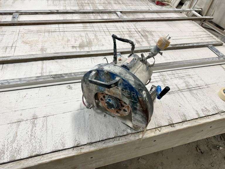 Blue Ripper For Stone Blue Ripper Rail-Mounted Stone Saw 92” Rail - Auction Ohio