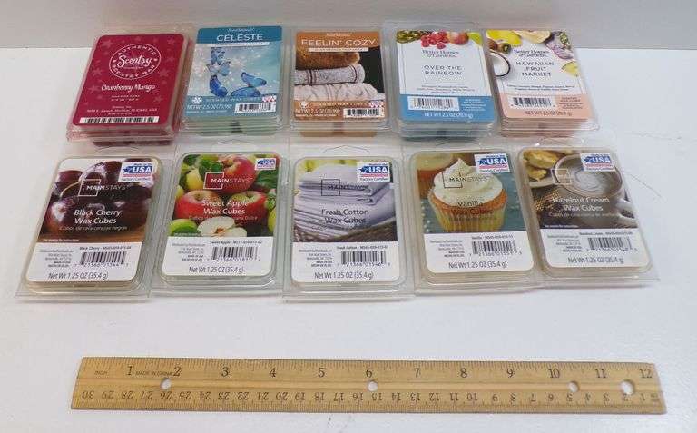 Lot of (10) New Scented Wax Cubes