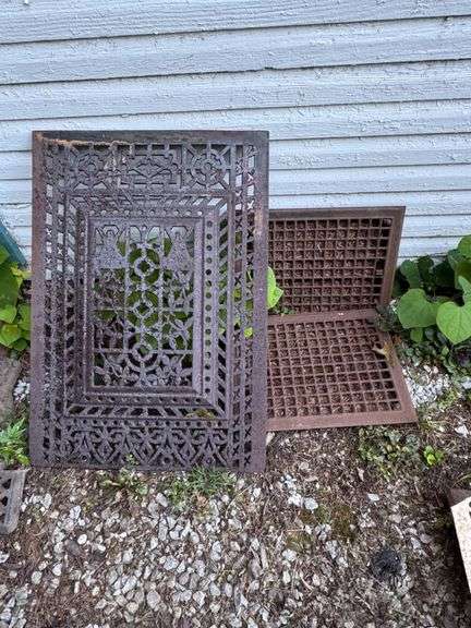 Cast Iron Decorative Floor Grates and Vent Covers