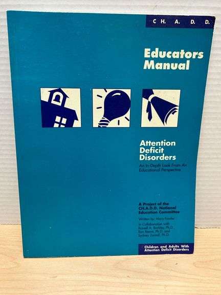 Educators Manual on Attention Deficit Disorders – CH.A.D.D., 1992