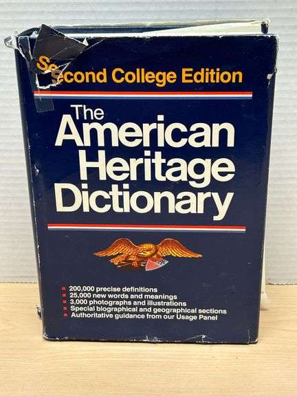 The American Heritage Dictionary, Second College Edition, 1982, Houghton Mifflin