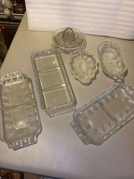 Clear glass items