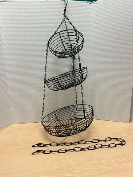Home Intuition 3-Tier Hanging Fruit Basket