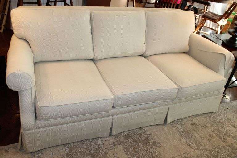 Ethan Allen Cream Sofa