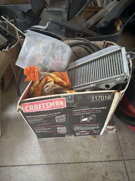 Miscellaneous Automotive and Tool Components in Craftsman Box