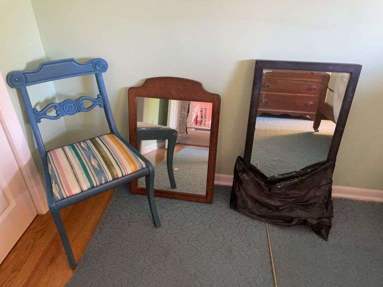 Orphaned Chair with 2 Mirrors