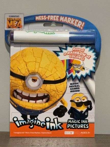 Magic Ink Coloring **NEW** Despicable Me 4 Magic Ink Coloring Book - Reveal a Rainbow of ...