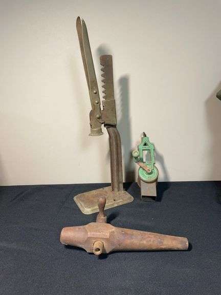 Vintage Cast Iron Tools & Lorraine Metal MFG Co. Pulley