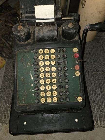 Burroughs cash register