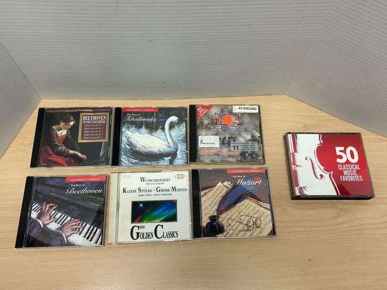 Beethoven, Mozart, Tchaikovsky & More Classical Music CD Collection – 7 Titles