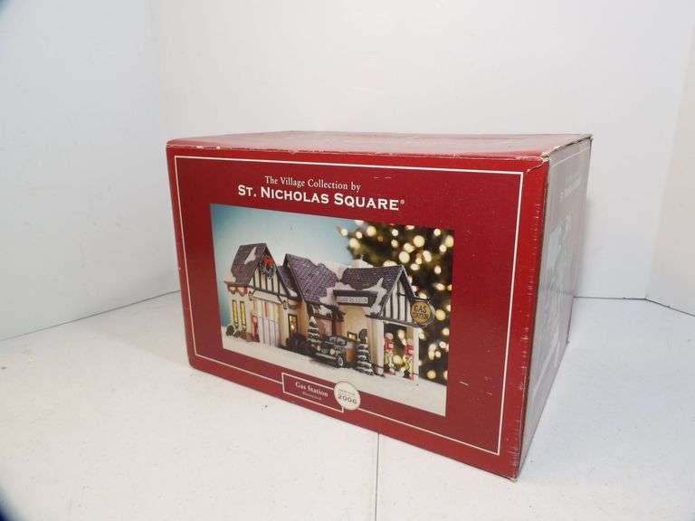 Christmas Village Gas Station