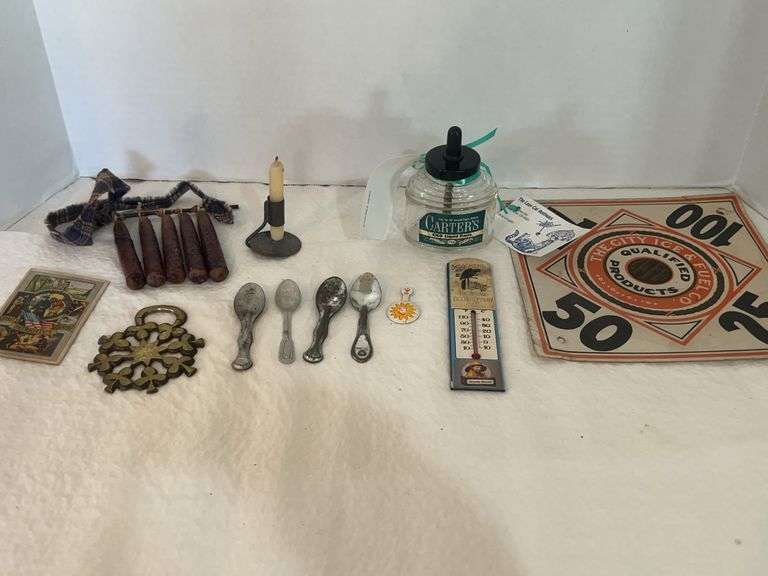 Antique Candles & Advertisement