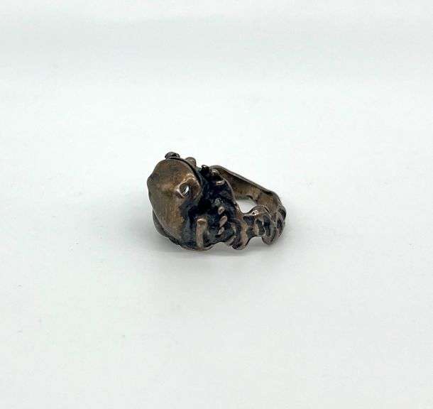 Sterling Frog Ring