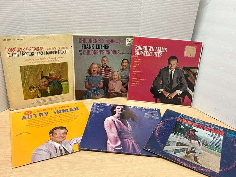 Vintage Vinyl Records – Roger Williams, Al Hirt, Ken Griffin & More (6 Records)