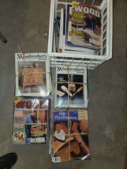 Large amount of Woodworking magazines