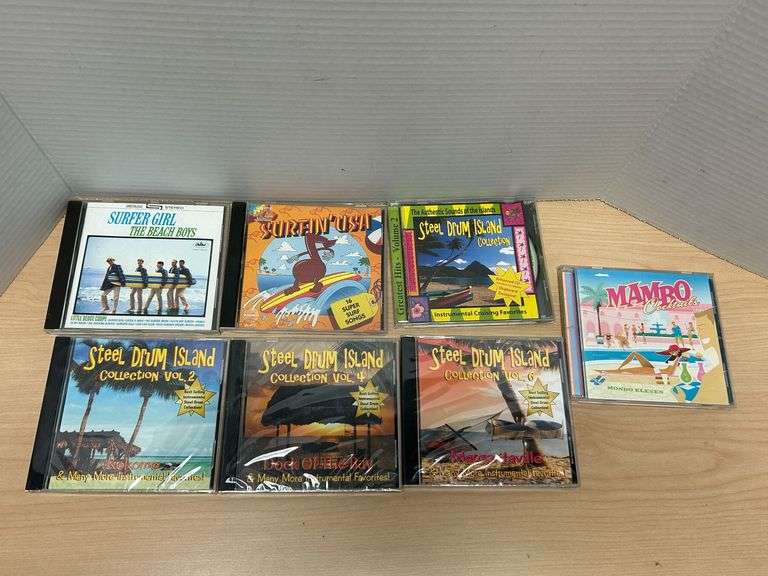 Beach Boys, Surfin’ USA & Steel Drum Island CD Collection – 7 Titles